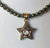 Diamond Star and Pyrite Necklace