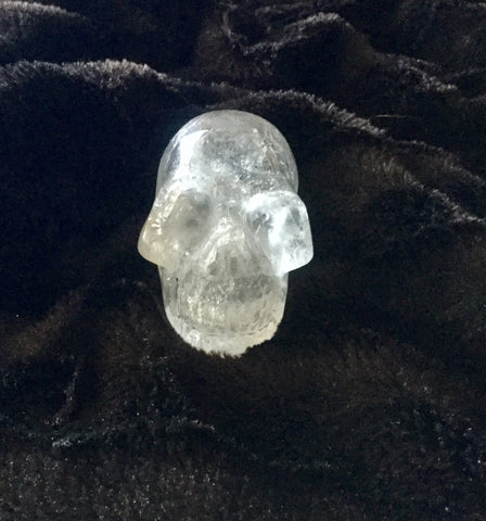 Carved Crystal Skull - medium